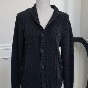 Cherokee Women's Shawl Collar Cardigan Long Sleeve Sweater Size Large